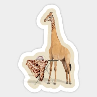 Giraffe's Wrinkle-Free Style Sticker